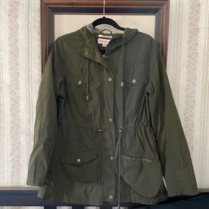 MERONA green windbreaker water resistant large